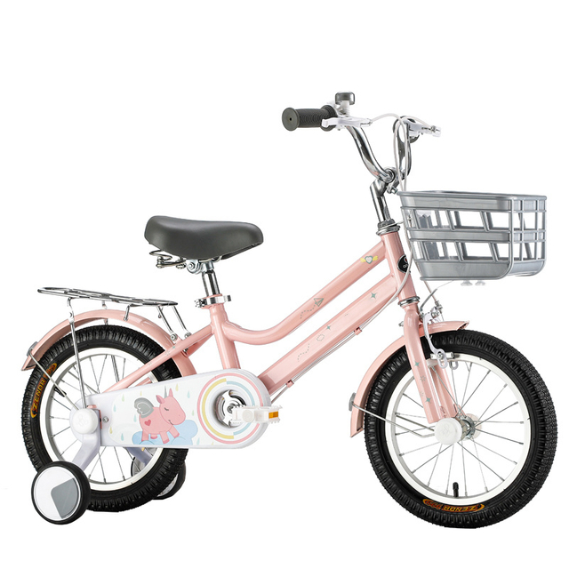 6 Years Old 12 Inch Wheel Size Children Bike Kid's Cute Bike Cycle Pink Bicycle for Girl