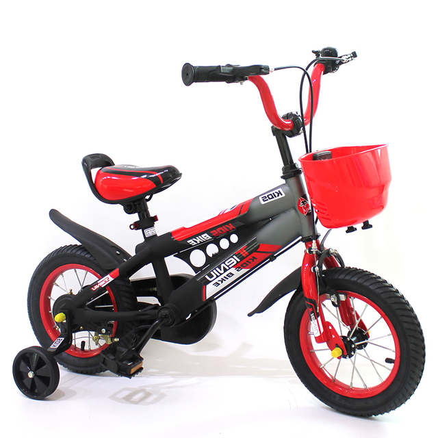 Children's Bicycle 4 Wheels Boy Bike 10 Years Bicycles 18 Inch Cycle for Children of 12 Years