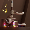 3 in 1 Pu Flashlight Wheels Push Children Scooter 3 Wheel Kid Kick Scooter Foot Scooter En14619 Approved