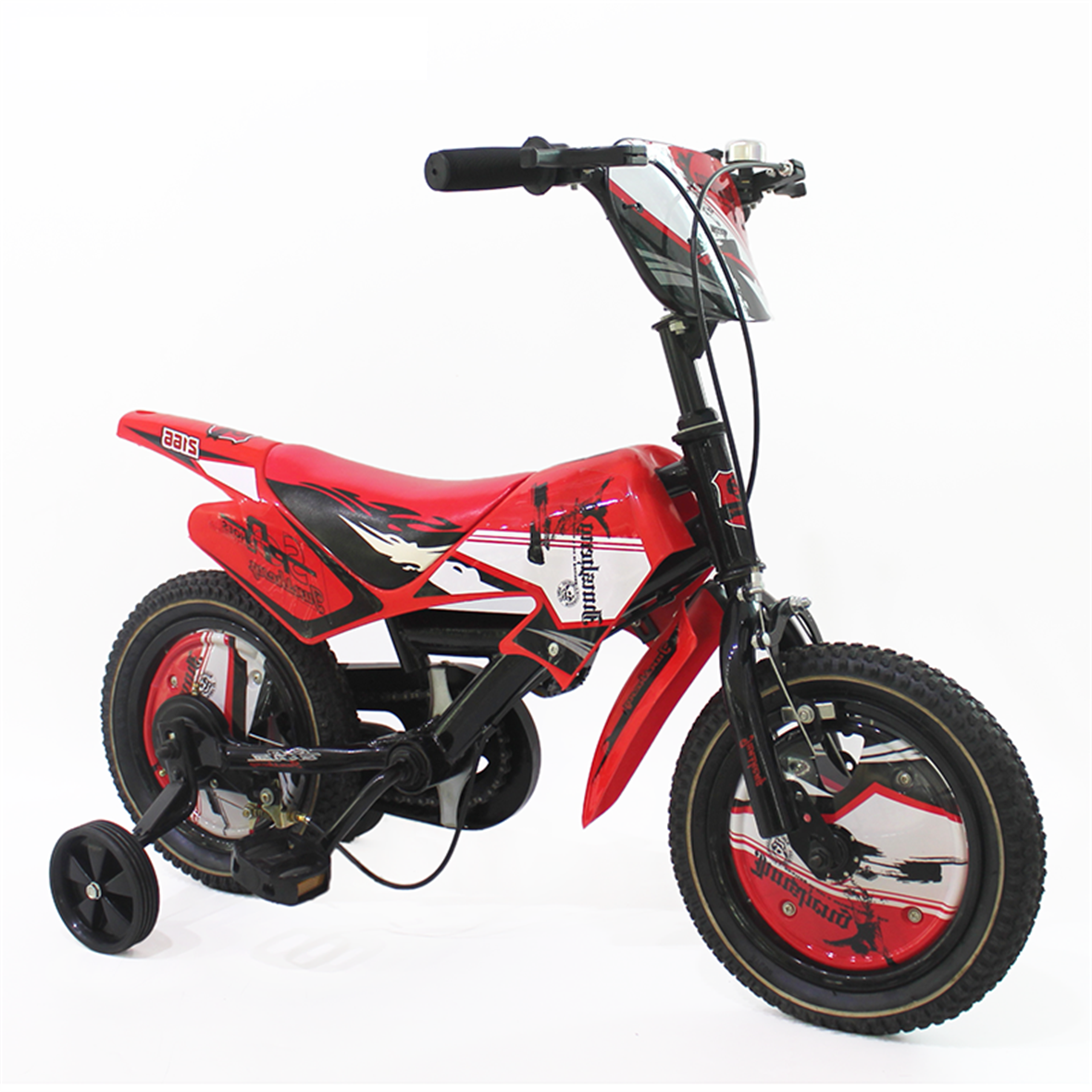 Children Aluminum Bike 14 Inch Moto Style Kids Bicycle 18 20 Inch Bicycle for Kid 7-12 Years