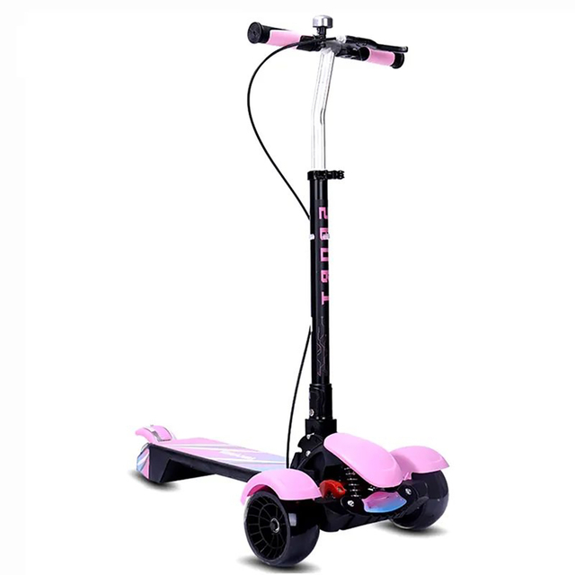 Folding Kids Scooter 3 Wheel Children Girl Scooter for Age 8 10 Years with Brakes