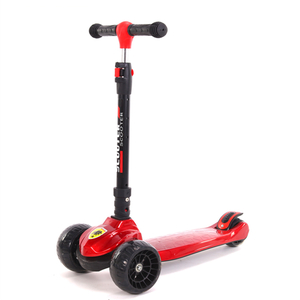 Folding Kids 3 Wheel Kick Scooter Children Kids' Scooter with Music Baby Foot Scooter