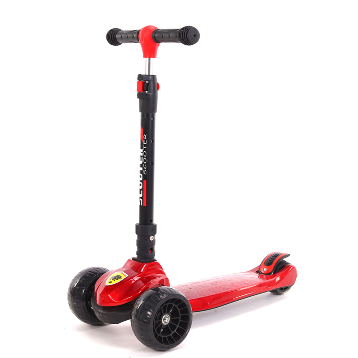 Folding Kids 3 Wheel Kick Scooter Children Kids' Scooter with Music Baby Foot Scooter