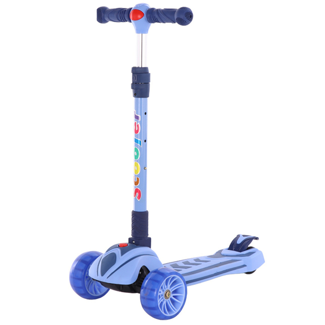Folding Adjustable 3 Wheel Children's Scooter Baby Toy Foot Kick Kids Scooters