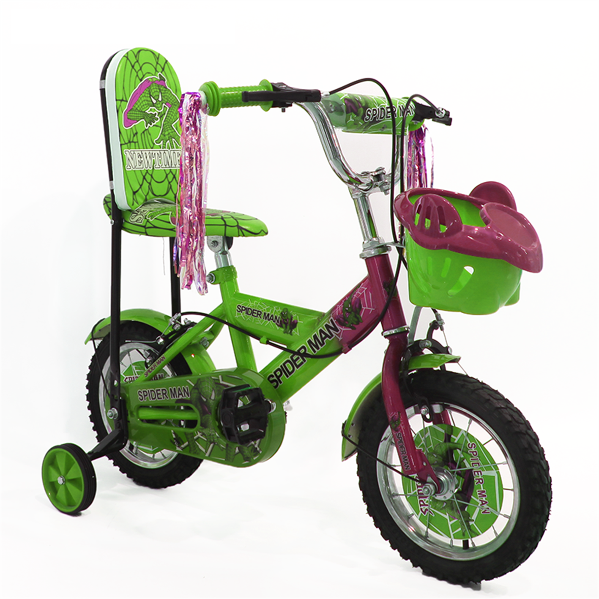 New Design Beautiful Baby Red Children Bicycle Kids Bikes 5 Years Girl Bicycle for Kids 8years with Colorful Tassel