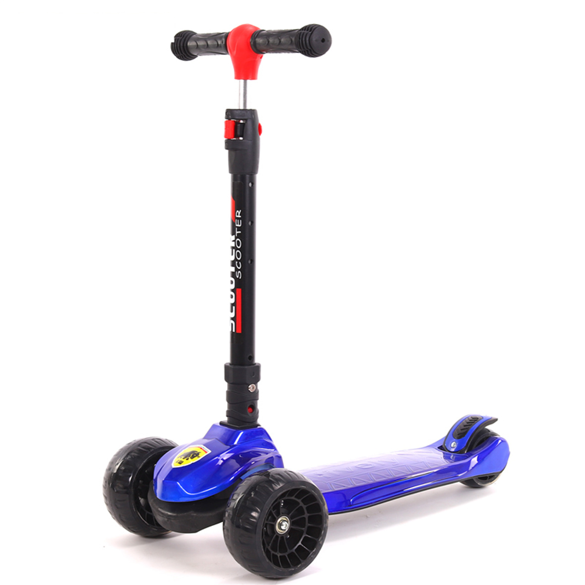 Folding Kids 3 Wheel Kick Scooter Children Kids' Scooter with Music Baby Foot Scooter