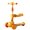 3 Wheels Adjustable Height Scooter Foldable Kick Kids Foot Scooter With Led Light for Girls Child