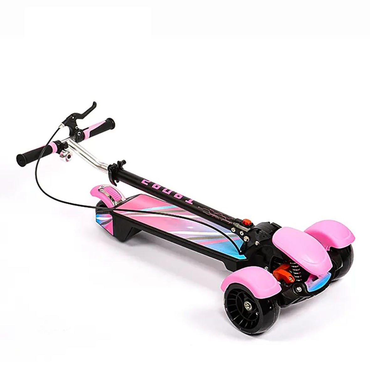 Folding Kids Scooter 3 Wheel Children Girl Scooter for Age 8 10 Years with Brakes