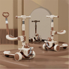 3 in 1 Pu Flashlight Wheels Push Children Scooter 3 Wheel Kid Kick Scooter Foot Scooter En14619 Approved
