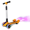 Spray Deck Widen 3 Flashing Wheels Kids Kick Scooter Foldable Children Scooter