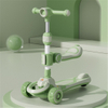 New Children's Scooters Children 2 in 1 Scooter Rotating Flashing Wheels Kids 3 Wheel Kick Scooter