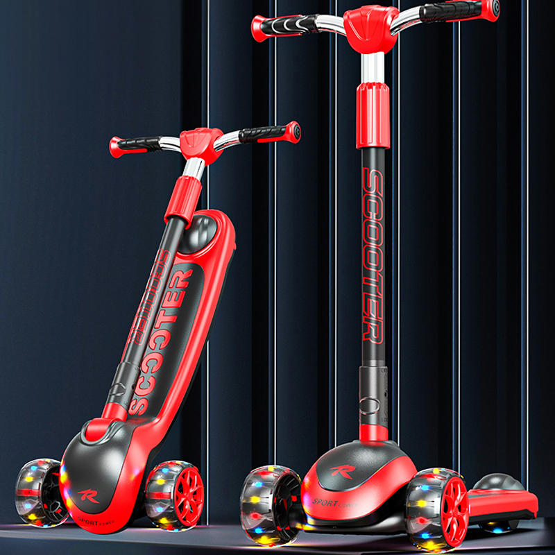 3 Wheel Adjustable Baby Scooter Foldable Children Kids Boys Girls Scooter for Big Kid