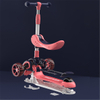 Folding Children's Scooty Kids Scooter Foot Kick Pu Flashing 3 Wheel Scooter for Toddler