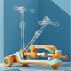 New Children's Scooters Children 2 in 1 Scooter Rotating Flashing Wheels Kids 3 Wheel Kick Scooter