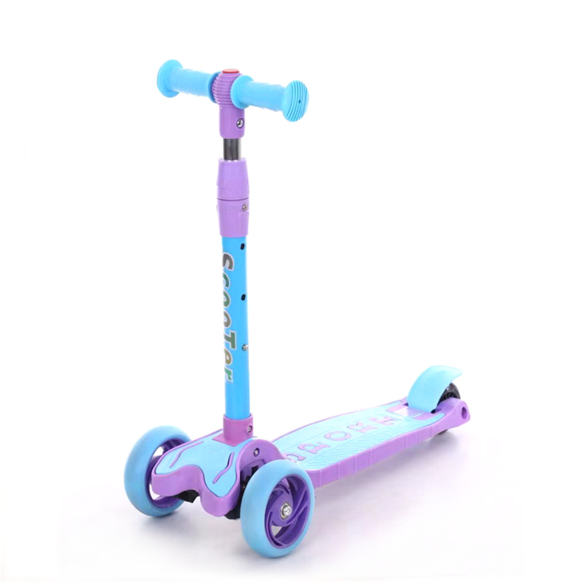 Adjustable Pu Flashing Wheels Kids Scooter Children's Scooter 3 Wheel Portable Foldable Baby Scooter