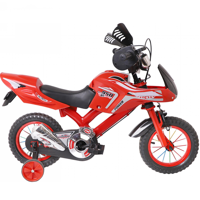 Baby Bike 14 12 Inch Kids Motorcycle Design Cycles Children Bicycle for 8 Years Old Child