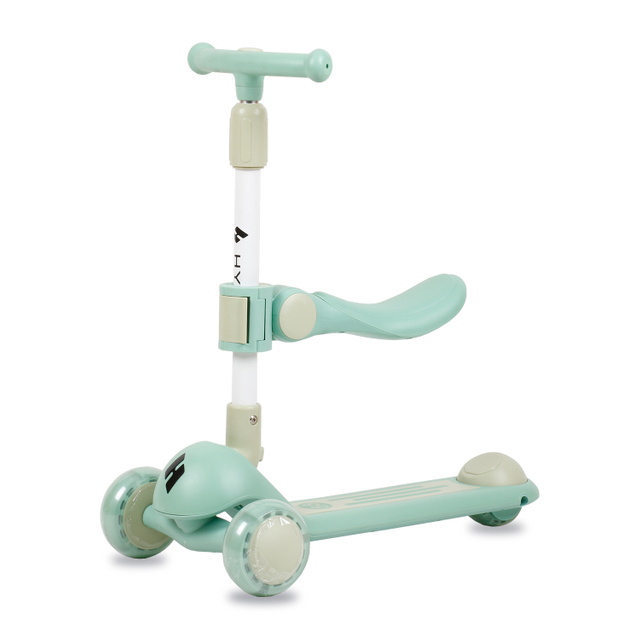 Kids Scooter Children's Three-wheel Scooters Music Flashing Wheel Kick Scooter for Children
