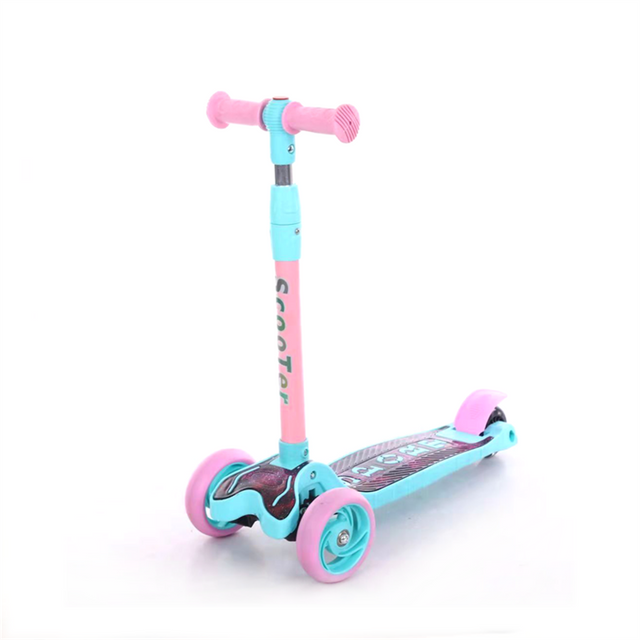 Adjustable Pu Flashing Wheels Kids Scooter Children's Scooter 3 Wheel Portable Foldable Baby Scooter