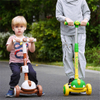 Oem Competitive Price Kick Child Scooter 3 Wheel Foot Scooter Flash Wheeler Kids Scooter with Seat
