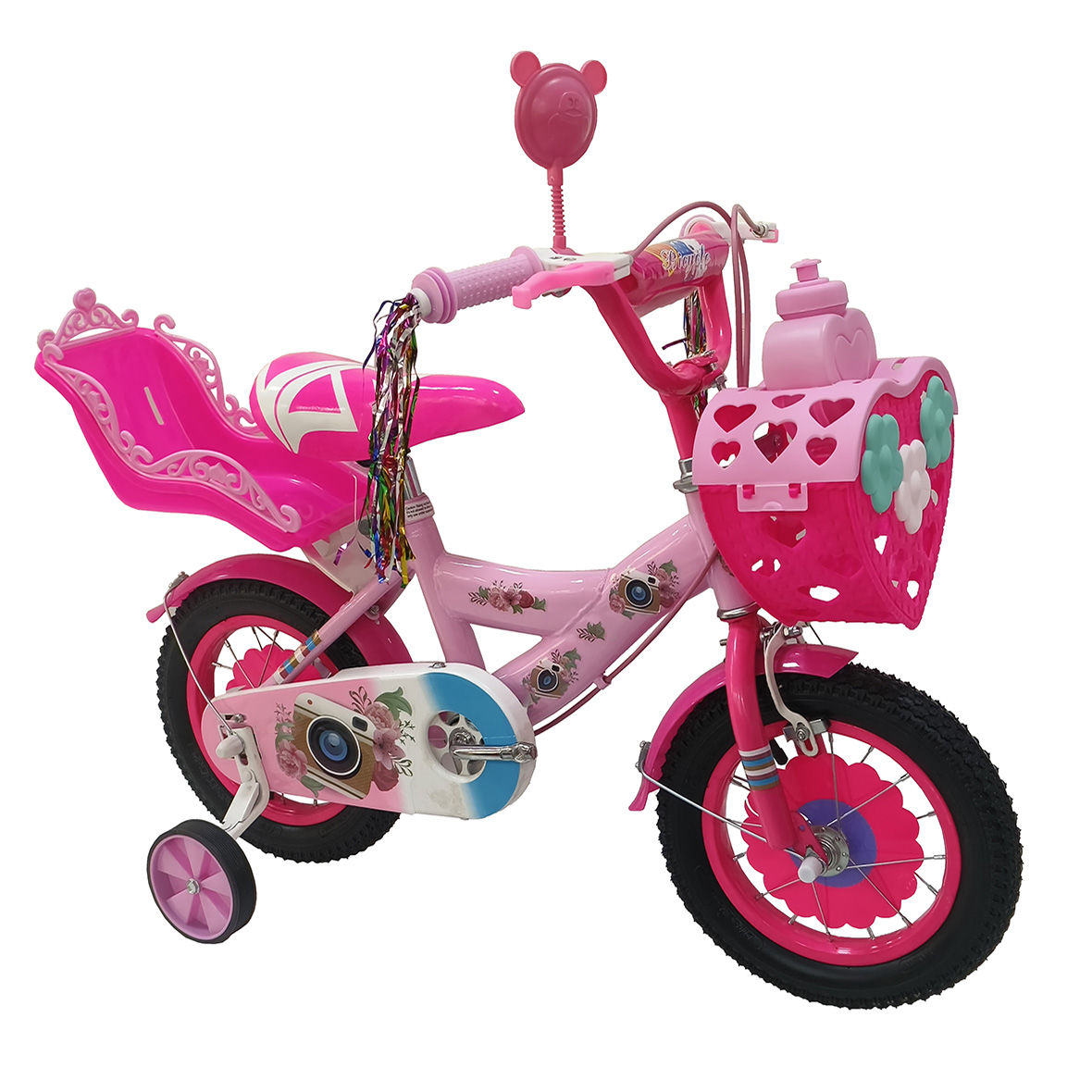 14inch Bicycles Pink Kids Bike Children's Bicycle From 4 Years Old Girls Cycle for Kids 7 Years
