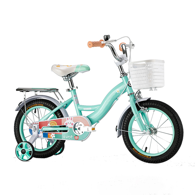 Kids Bicycle 16 Inch Green 12inch Girls Bike Children Bicycle for 6 Years Old Child