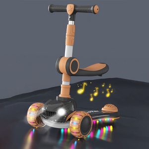 Flash Wheel Kids Scooter Folding Children Scooter Multifunction Children Balance Scooter for Kid