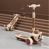 3 in 1 Pu Flashlight Wheels Push Children Scooter 3 Wheel Kid Kick Scooter Foot Scooter En14619 Approved