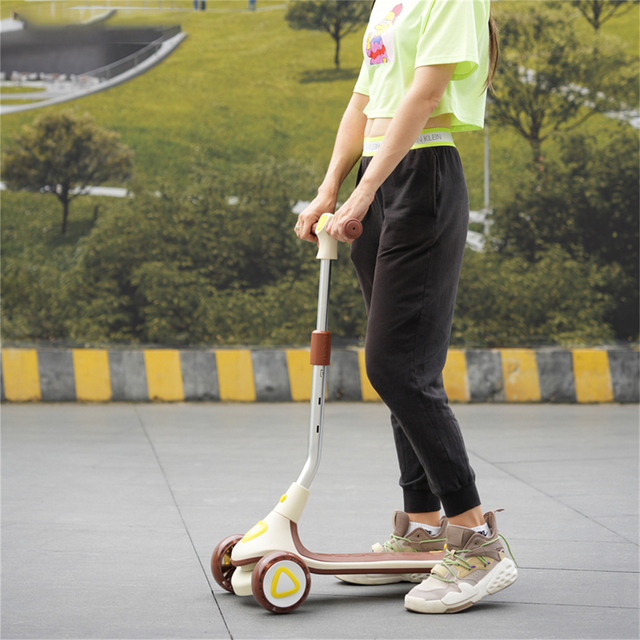 New 5 in 1 Kids Scooters Baby Sliding Car Children Push Scooter with Seat for Big Kids